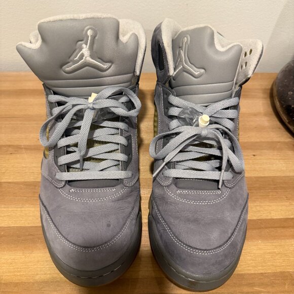 Nike Air Jordan 5 Retro Wolf Grey Men's Shoes 2011 - US Mens Size 12 - Picture 2 of 6